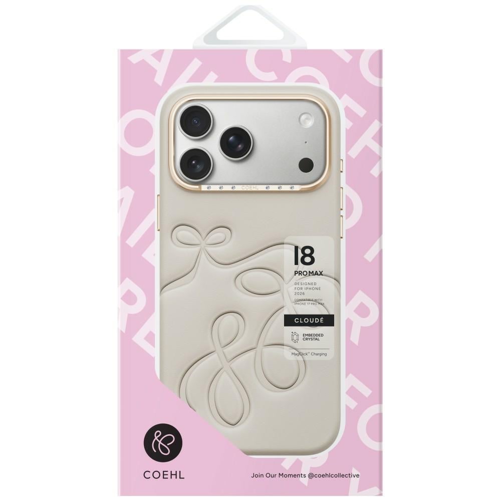 UNIQ Coehl Magnetic Charging Cloude - θήκη για Apple iPhone 18 Pro Max / 17 - Μπεζ - Image 5