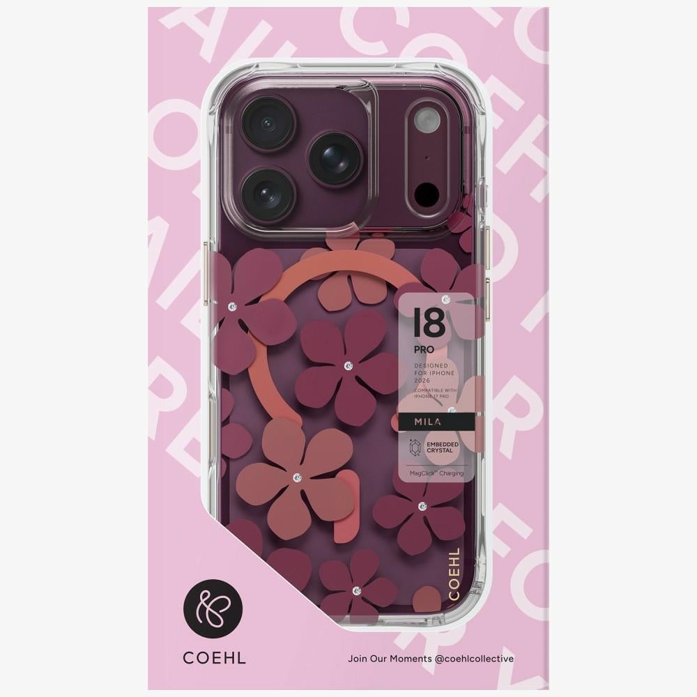 UNIQ Coehl Μαγνητική Φόρτιση Mila - θήκη για Apple iPhone 18 Pro / 17 - Μπορντώ - Image 5