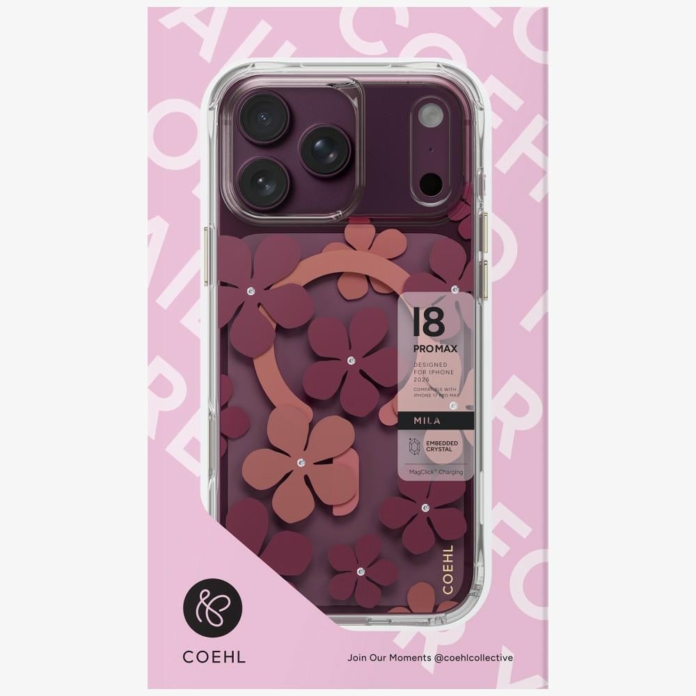 UNIQ Coehl Magnetic Charging Mila - θήκη για Apple iPhone 18 Pro Max / 17 - Μπορντό - Image 5