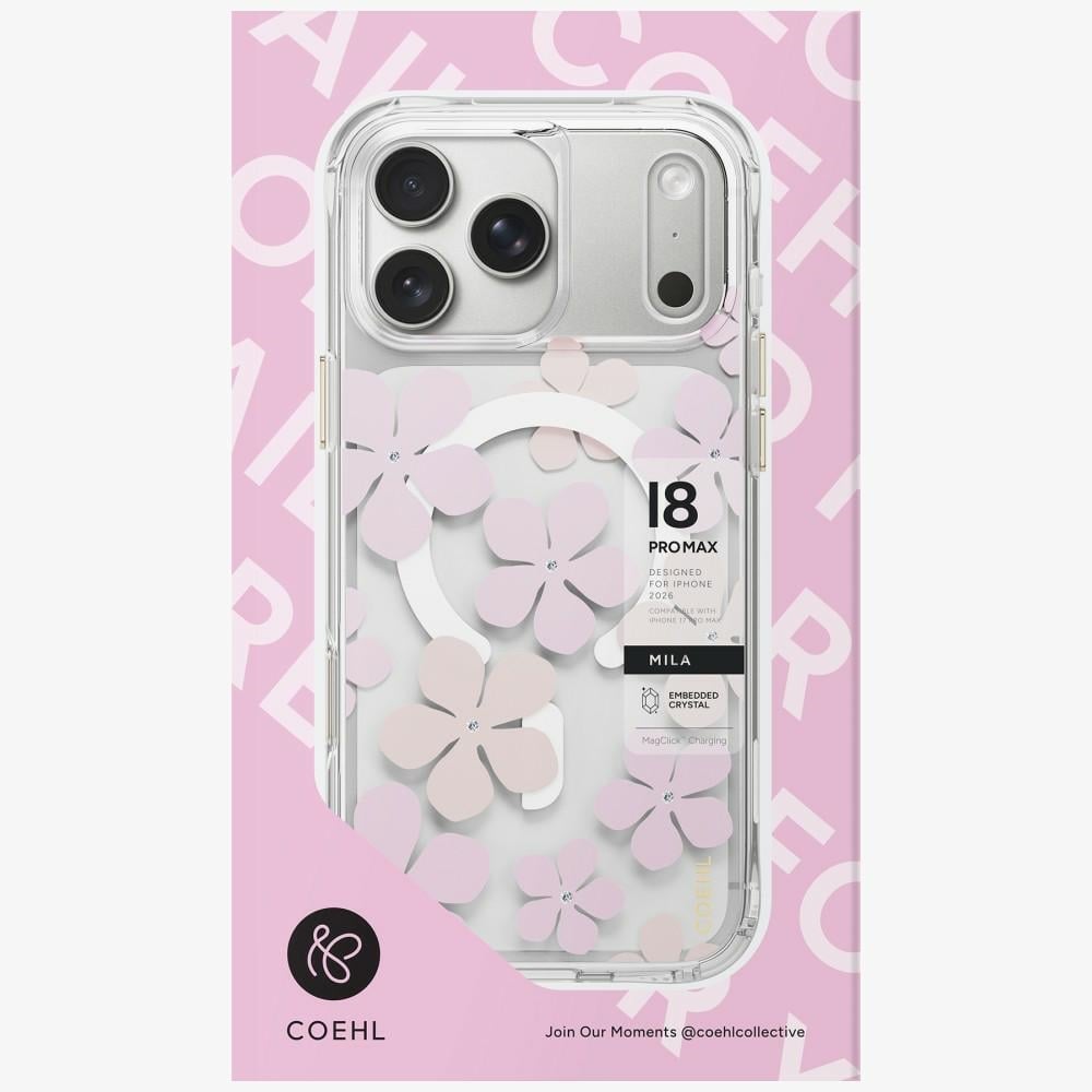 UNIQ Coehl Magnetic Charging Mila - θήκη για Apple iPhone 18 Pro Max / 17 - Ροζ - Image 5