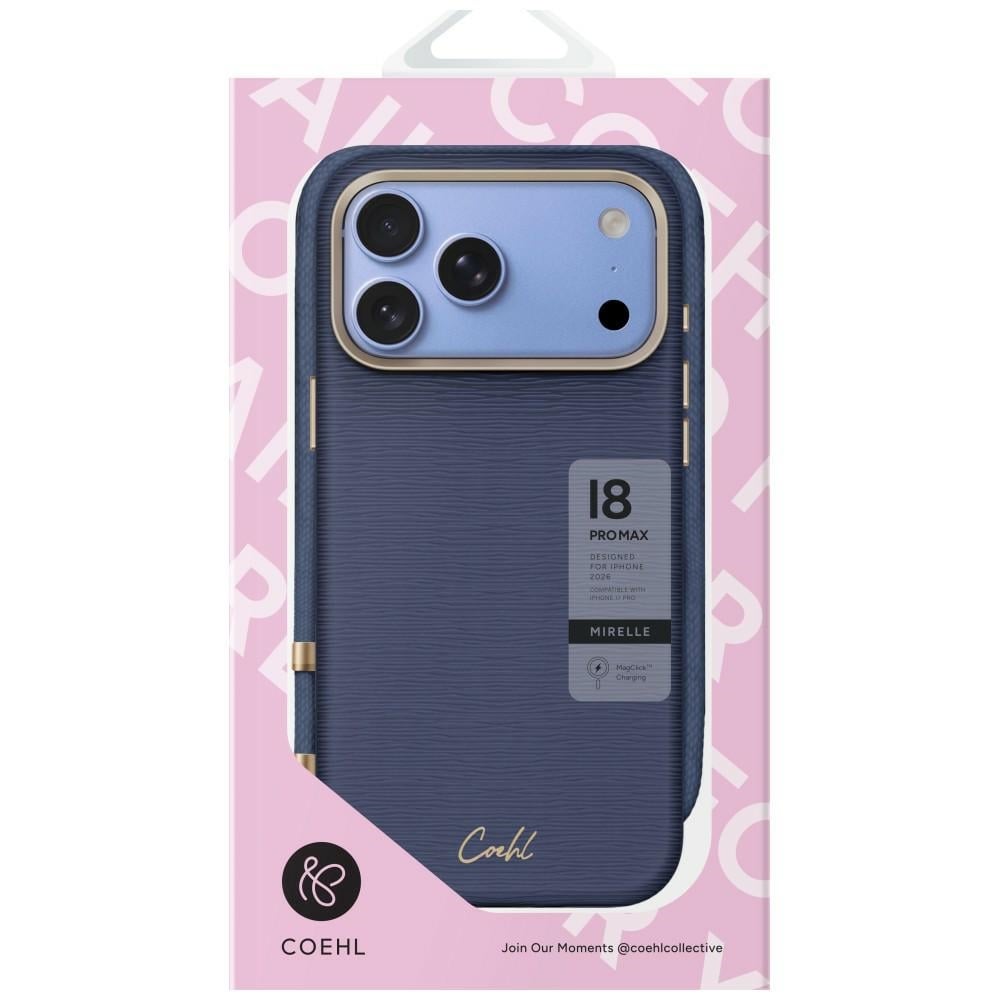 UNIQ Coehl Mirelle με Μαγνητική Φόρτιση - θήκη για Apple iPhone 18 Pro Max / 17 - Μπλε - Image 5