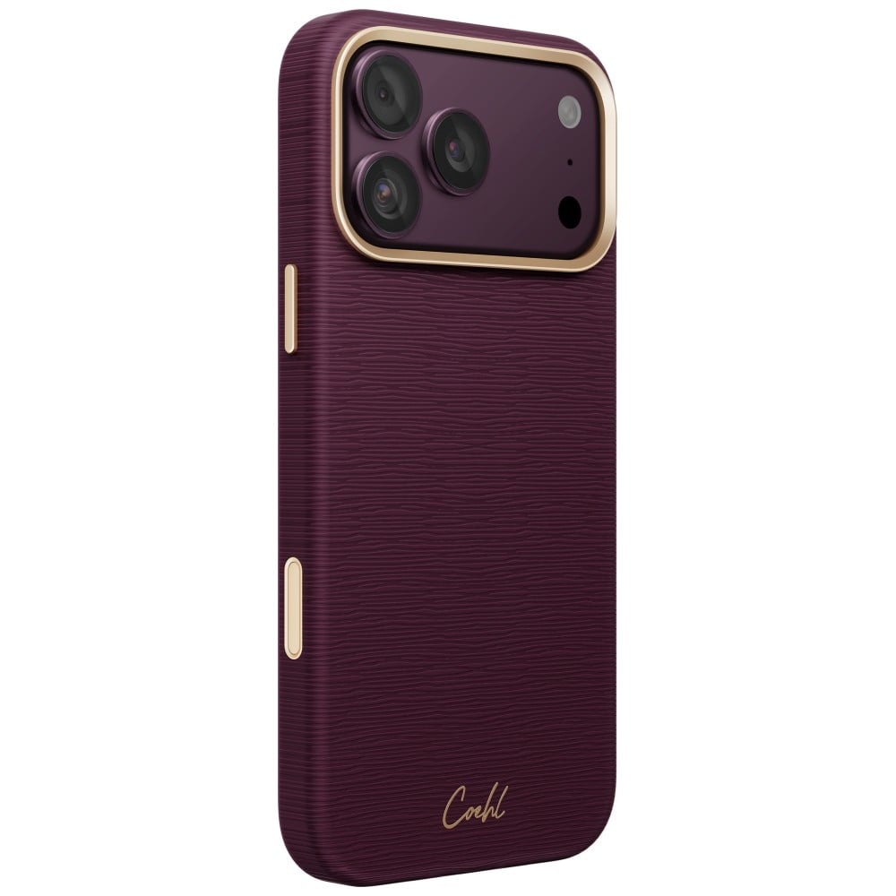 UNIQ Coehl Mirelle Μαγνητική Φόρτιση - θήκη για Apple iPhone 18 Pro Max / 17 - Μπορντό - Image 2