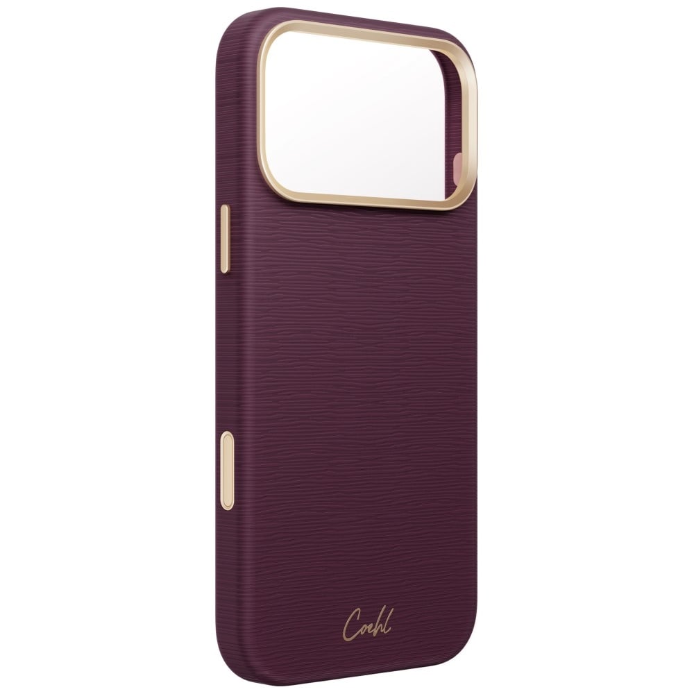UNIQ Coehl Mirelle Μαγνητική Φόρτιση - θήκη για Apple iPhone 18 Pro Max / 17 - Μπορντό - Image 3