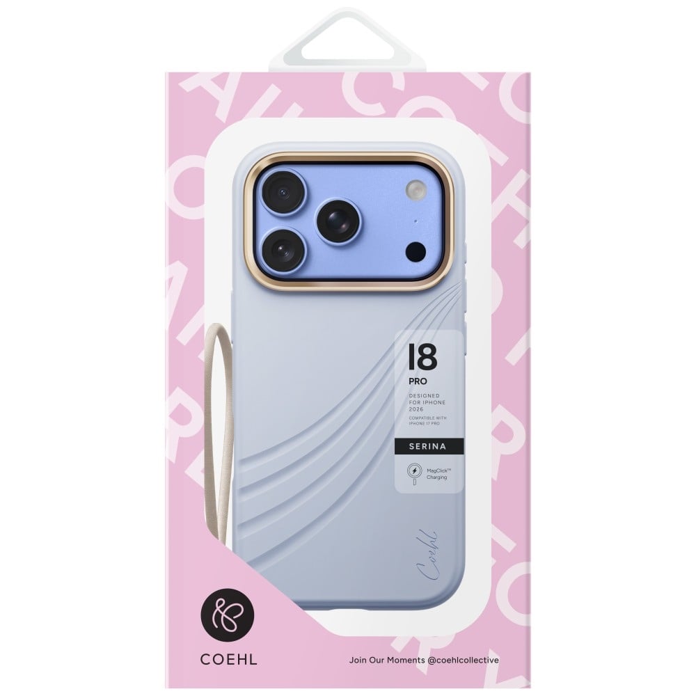 UNIQ Coehl Serina με Μαγνητική Φόρτιση - θήκη για Apple iPhone 18 Pro / 17 - Μπλε - Image 4