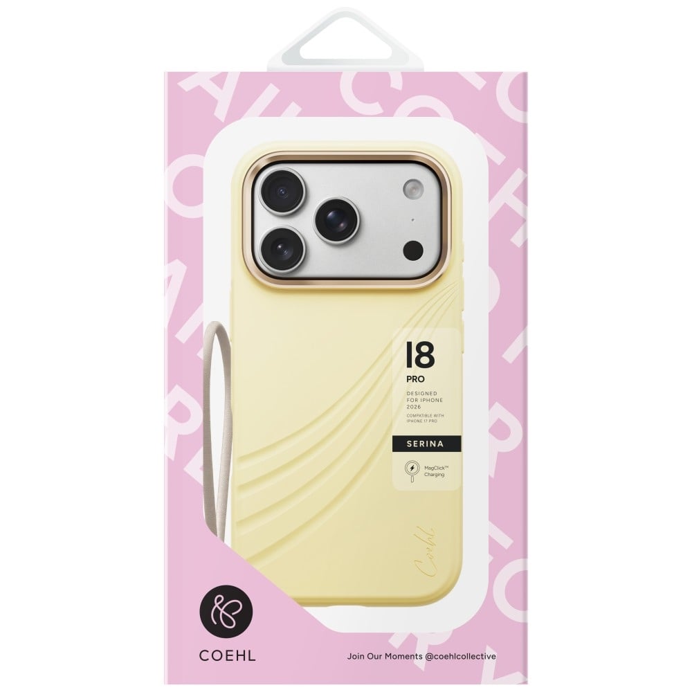 UNIQ Coehl Serina Μαγνητική Φόρτιση - θήκη για Apple iPhone 18 Pro / 17 - Κίτρινο - Image 4