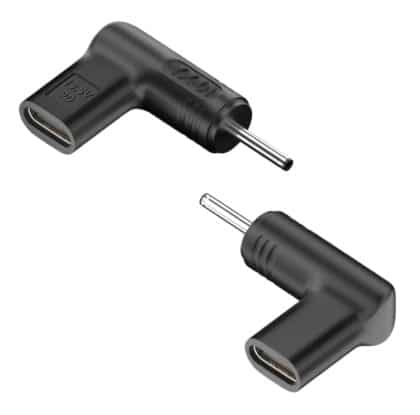 Powertech YX-01 Αντάπτορας Τροφοδοσίας USB-C σε Samsung 3x1.1mm, Μαύρος