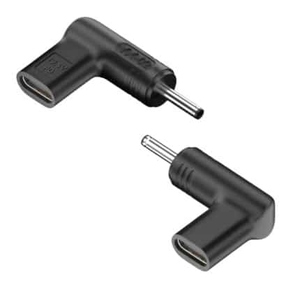 Powertech YX-02 Αντάπτορας Τροφοδοσίας USB-C σε 3.5x1.35mm, Μαύρος