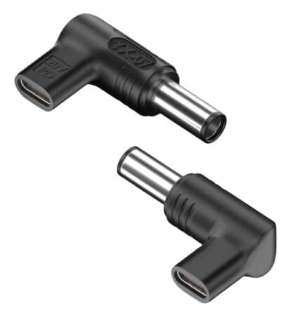 Powertech YX-07 Αντάπτορας Τροφοδοσίας Laptop USB-C σε HP 7.4x5mm, Μαύρος