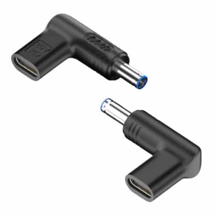 Powertech YX-09 Αντάπτορας Τροφοδοσίας USB-C σε HP 4.5x3mm, Μαύρος