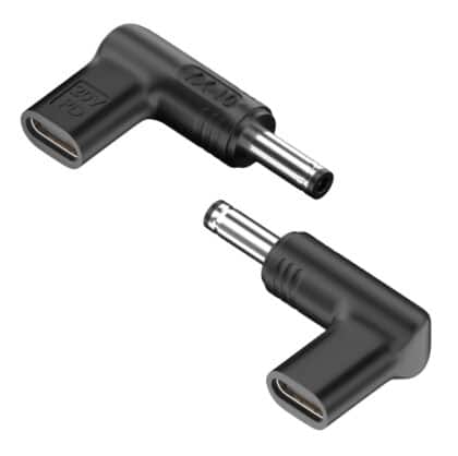Powertech YX-10 Αντάπτορας Τροφοδοσίας USB-C σε Dell 4.5x3mm, Μαύρος