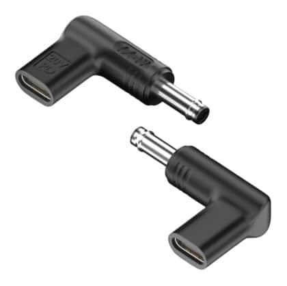 Powertech YX-17 Αντάπτορας Τροφοδοσίας USB-C σε HP 4.8x1.7mm, Μαύρος