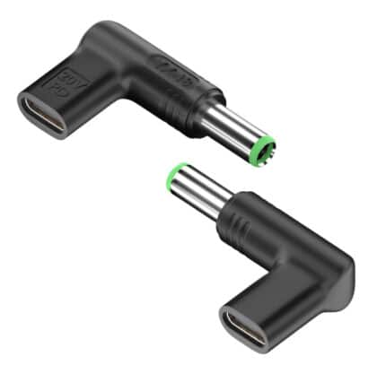 Powertech YX-18 Αντάπτορας Τροφοδοσίας Laptop USB-C σε Toshiba 6.3x3mm, Μαύρος