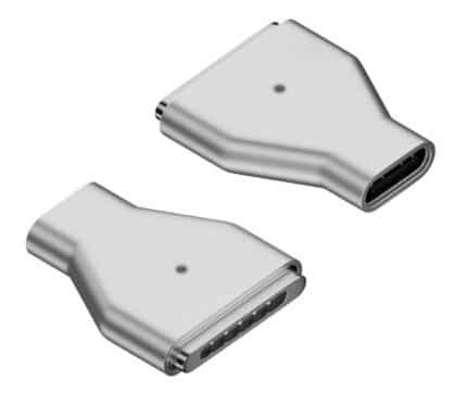 Powertech YX-MS3 Αντάπτορας Τροφοδοσίας USB-C σε MagSafe 3, Ασημί