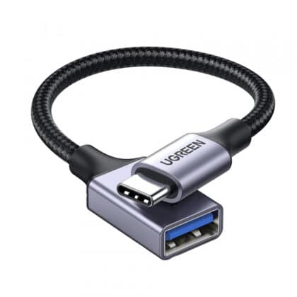 UGREEN US378 USB-C σε USB-A OTG Adapter, Γκρι