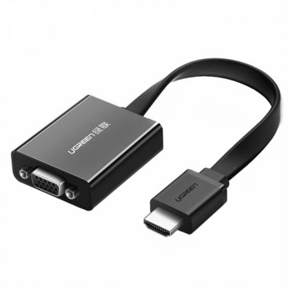 UGREEN MM103 Αντάπτορας Βίντεο HDMI - VGA 1080P, Μαύρος