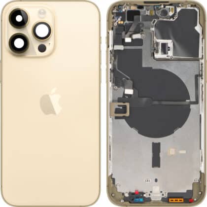 Apple iPhone 14 Pro Max Κάλυμμα Μπαταρίας με Μεσαίο Πλαίσιο, Χρυσό (Grade A)