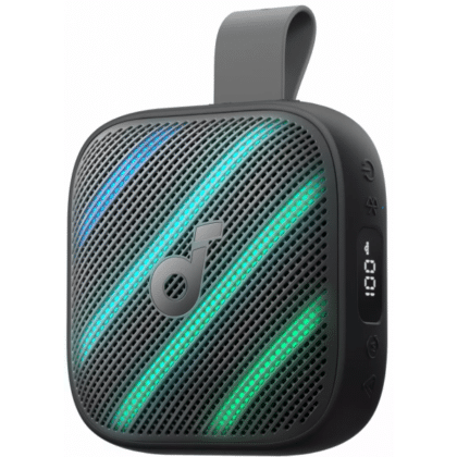 Μαύρο φορητό ηχείο Anker Soundcore Boom Go 3i Bluetooth