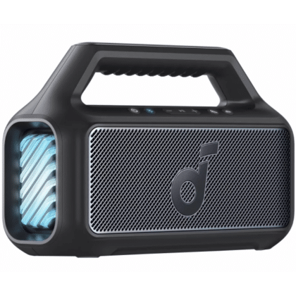 Anker SoundCore Boom 2 80W TWS Αδιάβροχο Ηχείο Bluetooth, Μαύρο A3138012