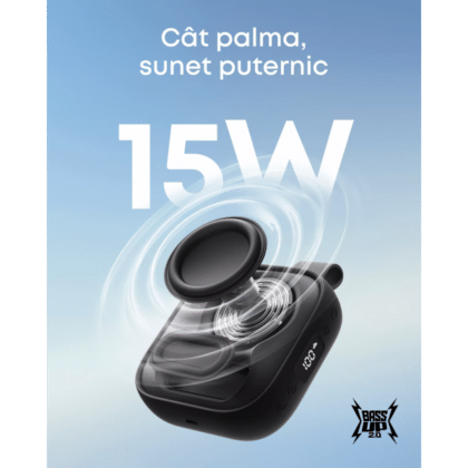 Μαύρο φορητό ηχείο Anker Soundcore Boom Go 3i Bluetooth