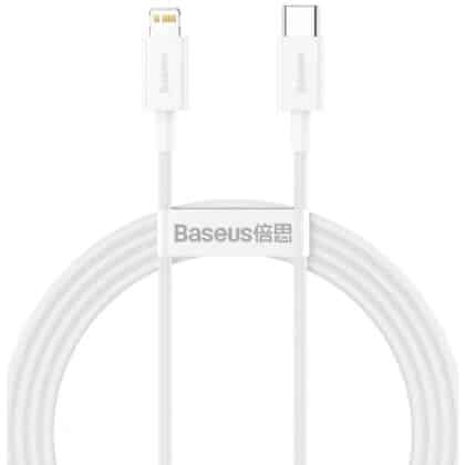 Baseus CATLYS-B02 Καλώδιο USB-C σε Lightning 20W 2.4A 1.5m, Λευκό