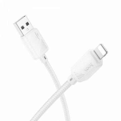 Hoco X113 Καλώδιο USB-A σε Lightning 18W, 2.4A, 1m, Λευκό