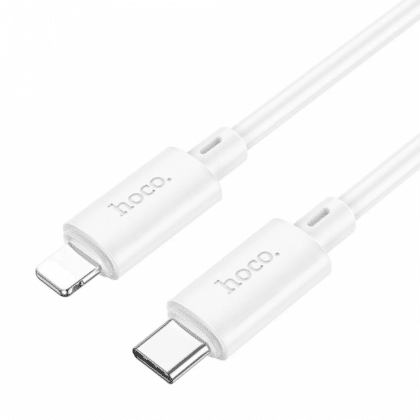 Hoco X88 Καλώδιο USB-C σε Lightning 20W, 2.4A, 1m, Λευκό