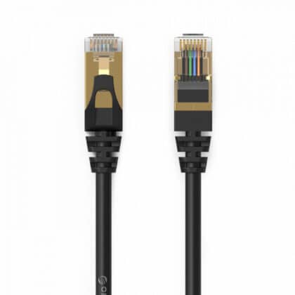 ORICO PUG-C7 Καλώδιο Δικτύου UTP Cat7, 0.5m, Μαύρο