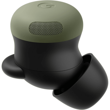 Google Pixel Buds Pro 2 ασύρματα ακουστικά σε σκούρο πράσινο χρώμα