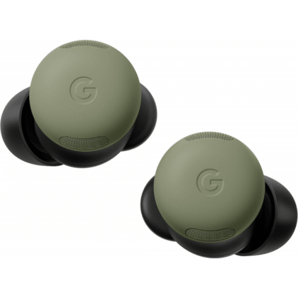 Google Pixel Buds Pro 2 ασύρματα ακουστικά σε σκούρο πράσινο χρώμα