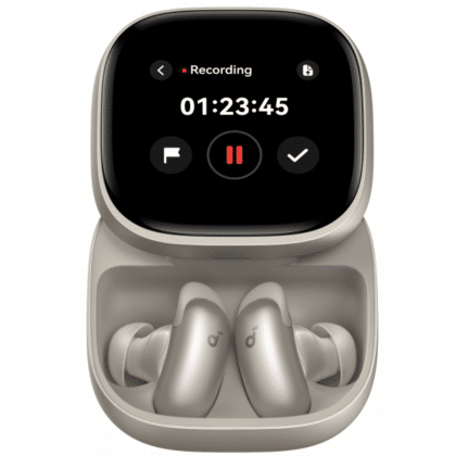 Anker Soundcore Liberty 5 Pro Max ασύρματα ακουστικά σε χρυσό χρώμα