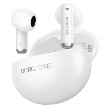Borofone FQ12 Ασύρματα Ακουστικά TWS, Λευκά