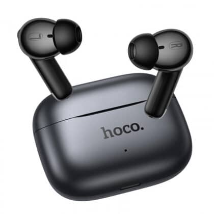 Hoco EQ27 AI Bluetooth σε γκρι χρώμα με θήκη φόρτισης