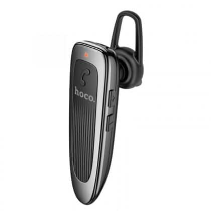 Μαύρο ασύρματο μονό ακουστικό Bluetooth Hoco E60
