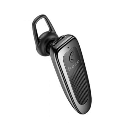 Μαύρο ασύρματο μονό ακουστικό Bluetooth Hoco E60