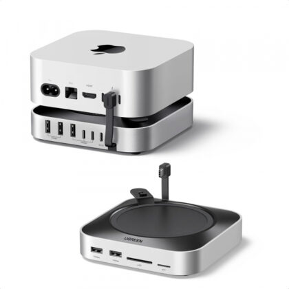 UGREEN CM841A Πολυλειτουργικός Hub 10in1 Γκρι για Apple Mac Mini M4 / Pro