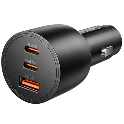 Orico PowerLink Φορτιστής Αυτοκινήτου 165W 5A 1 x USB-A - 2 x USB-C Μαύρο