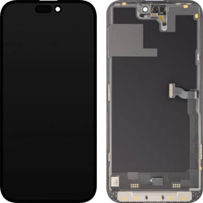 Μαύρη οθόνη Soft OLED FHD 120Hz για Apple iPhone 14 Pro Max