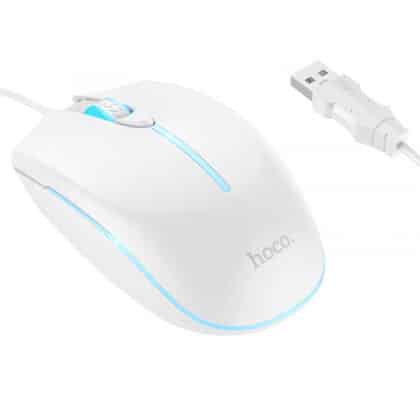 Hoco GM37 Gaming Mouse, 2400DPI, RGB, Λευκό