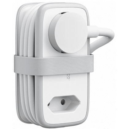 Orico Power Strip APP, 1 x Schuko - 1 x Socket - 2 x USB-A - 1 x USB-C, Λευκό Γκρι