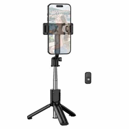 Borofone BY14 Bluetooth Selfie Stick, Μαύρο