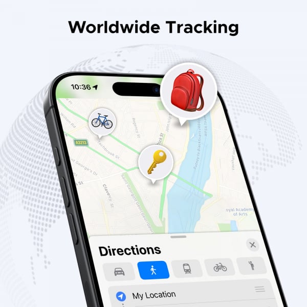 UGREEN SmartTag Pro CM916 (75646P) Smart Tracker, Μαύρο - Image 4