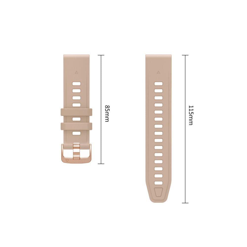 TECH-PROTECT Silicone Λουράκι Garmin Fenix 5S / 5S Plus / 6S / 6S Pro / 7S / 8 / 9 / 9 Pro (43 mm), Walnut - Image 4