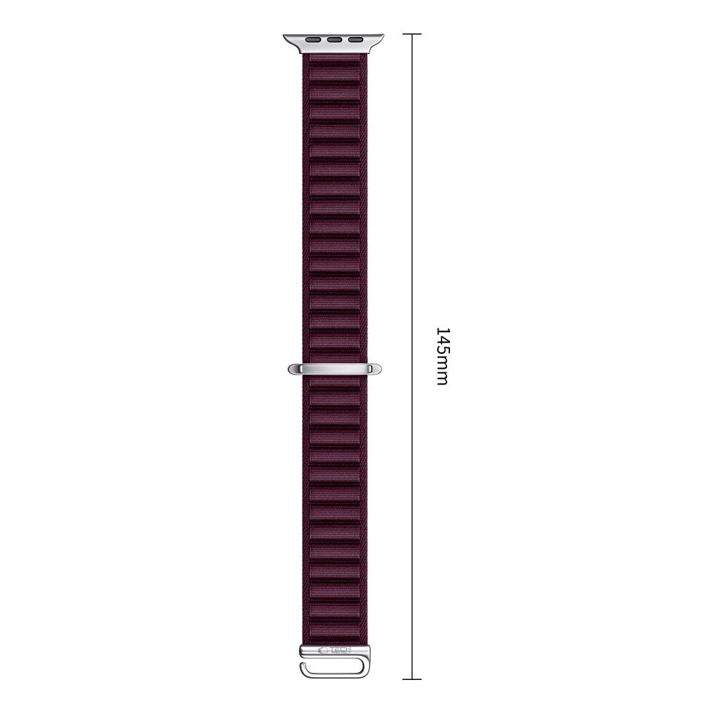 TECH-PROTECT Nylon Pro Λουράκι Apple Watch 8/9/10/11/12/SE/Ultra (44/45/46/49 mm), Deep Burgundy - Image 3