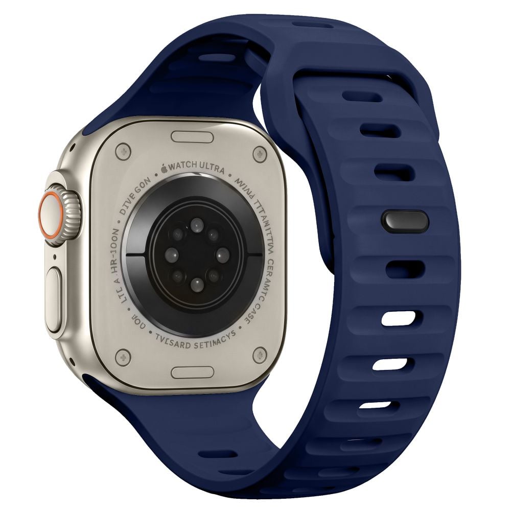 TECH-PROTECT Silicone Line Λουράκι Apple Watch 8/9/10/11/12/SE/Ultra (44/45/46/49 mm), Atlantic Blue - Image 2
