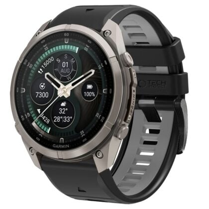 Tech-Protect Iconband Pro Garmin Fenix 5X / 5X Plus / 6X / 6X Pro / 7X / 8 / 8 Pro / 9 / 9 Pro (51 mm) Μαύρο/Γκρι