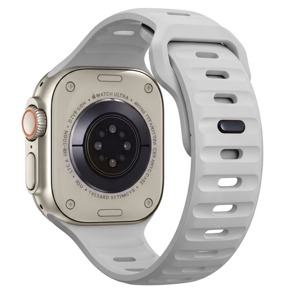 TECH-PROTECT Silicone Line Λουράκι Apple Watch 8/9/10/11/12/SE/Ultra (44/45/46/49 mm), Lunar Grey - Image 2