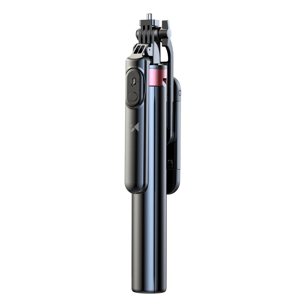 Τρίποδο Selfie Stick WH181D-Y1S, Τηλεσκοπικό 1,75m από Κράμα Αλουμινίου με Διπλή Λάμπα, Μαύρο - Image 4