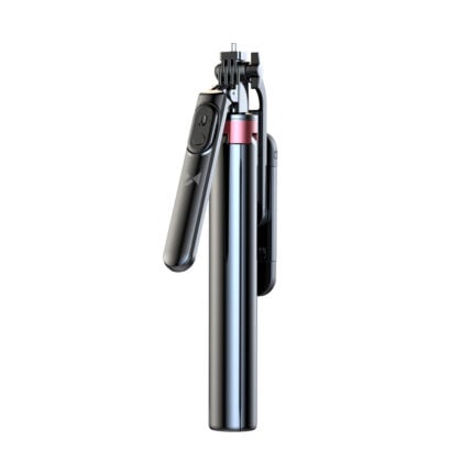Τρίποδο Selfie Stick WH181D-Y1S, Τηλεσκοπικό 1,75m από Κράμα Αλουμινίου με Διπλή Λάμπα, Μαύρο