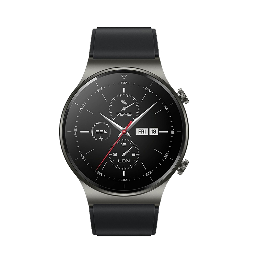 Λουράκι σιλικόνης Huawei Watch GT 2/3/4/2 Pro/3 Pro/4 Pro/GT 2e 46mm Μαύρο - Image 3