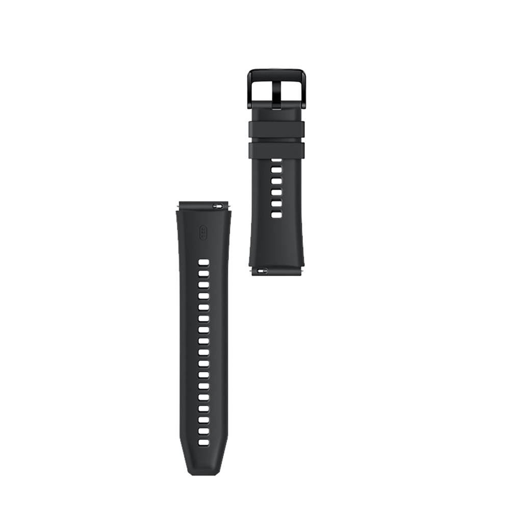 Λουράκι σιλικόνης Huawei Watch GT 2/3/4/2 Pro/3 Pro/4 Pro/GT 2e 46mm Μαύρο - Image 4